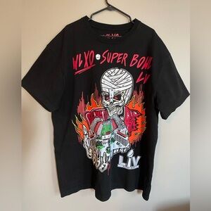 The Weeknd x Warren Lotas XO Super Bowl LV Tee Black Size XXL